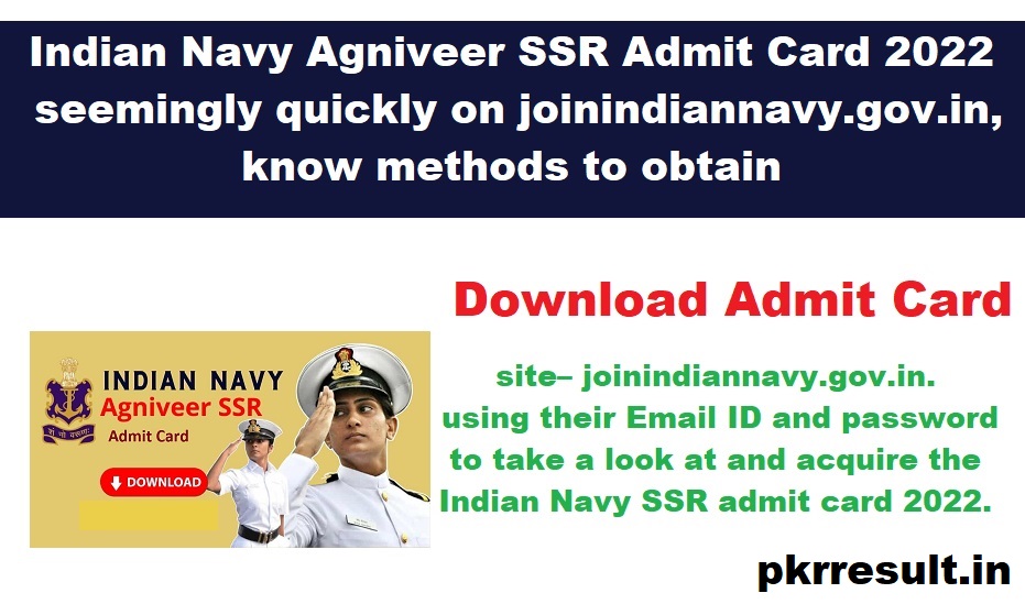 Indian Navy Agniveer SSR Admit Card