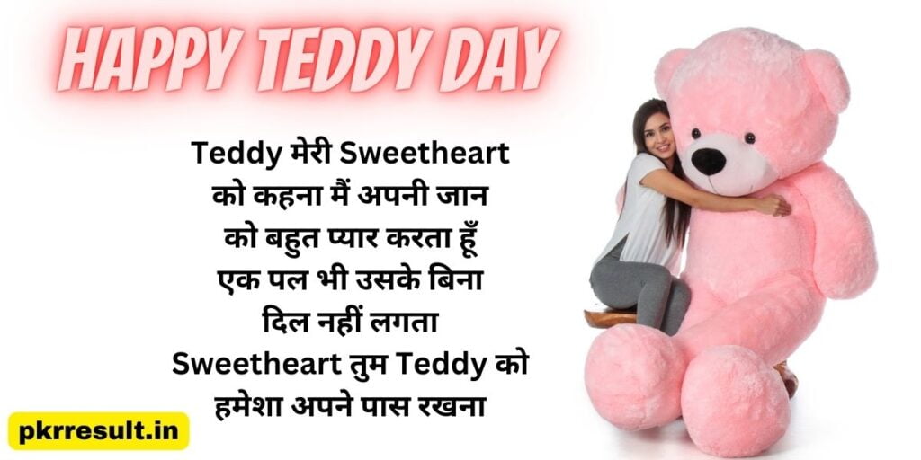 happy teddy day in hindi