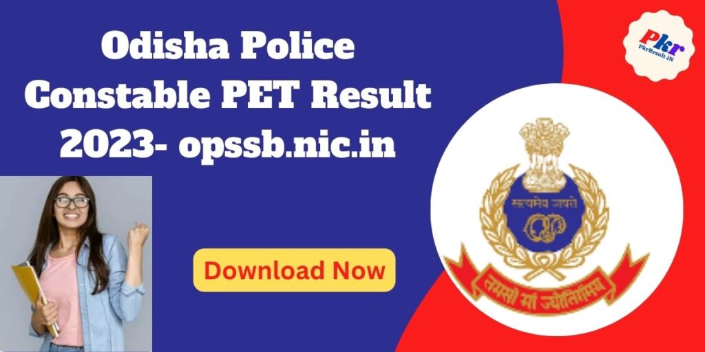 Odisha Police Constable PET Result